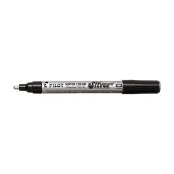 PILOT ΜΑΡΚΑΔΟΡΟΣ SUPER COLOR 4.5mm MEDIUM ΑΣΗΜΙ 12 ΤΕΜΑΧΙΑ (Το προιόν πωλείται σε μεμονωμένα τεμάχια του ενός)