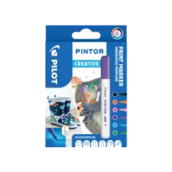 PILOT ΜΑΡΚΑΔΟΡΟΙ PINTOR FINE FUN ΣΕΤ 6 ΤΕΜΑΧΙΑ