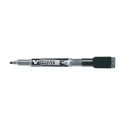 PILOT ΜΑΡΚΑΔΟΡΟΣ ΠΙΝΑΚΟΣ ΜΕ ΣΠΟΓΓΟ V-BOARD MASTER EXTRA FINE ΜΑΥΡΟ BEGREEN 10 ΤΕΜΑΧΙ (Το προιόν πωλείται σε μεμονωμένα τεμάχια τ