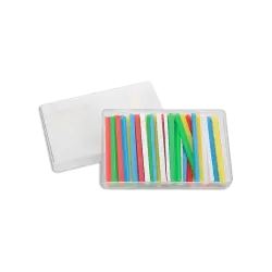 ΞΥΛΑΚΙΑ ΑΡΙΘΜΗΣΗΣ 50 ΤΕΜΑΧΙΑ ΠΛΑΣΤΙΚΟ ΚΟΥΤΙ ΔΙΑΦΟΡΑ ΧΡΩΜΑΤΑ