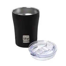 ΜΑΥΡΟ MATTE COFFEE THERMOS 300ML ECOLIFE