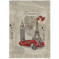 ΕΥΡΕΤΗΡΙΟ ΤΗΛΕΦΩΝΟΥ  ΠΛΑΣΤΙΚΟ  ΕΞΩΦ. 8,5x13  Νο4 VINTAGE 10504