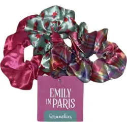 Emily In Paris Roses Λαστιχάκια Μαλλιών