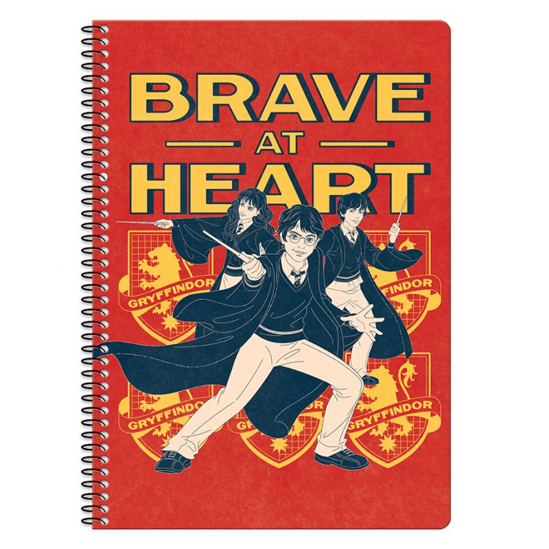 ΤΕΤΡΑΔΙΟ SPIRAL 2ΘΕΜΑΤΩΝ 17x25 HARRY POTTER ASSORTED 23402 2023