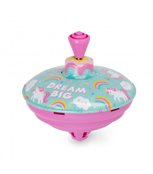 ΜΕΤΑΛΛΙΚΗ ΣΒΟΥΡΑ LEGAMI SPIN ME ROUND - SPINNING TOP UNICORN (ΜΟΝΟΚΕΡΟΣ) TOP0001