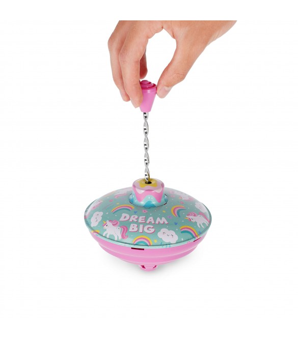 ΜΕΤΑΛΛΙΚΗ ΣΒΟΥΡΑ LEGAMI SPIN ME ROUND - SPINNING TOP UNICORN (ΜΟΝΟΚΕΡΟΣ) TOP0001