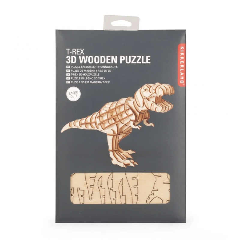 ΞΥΛΙΝΟ 3D PUZZLE T-REX KIKKERLAND