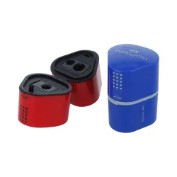 ΤΡΙΠΛΗ ΞΥΣΤΡΑ GRIP TRIO ΚΟΚΚΙΝΗ /ΜΠΛΕ