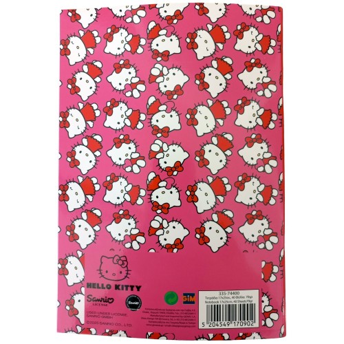 GIM Gim Τετράδιο 17Χ25cm 40Φ HELLO KITTY SWEETHEART GIM Gim Τετράδιο 17Χ25cm 40Φ HELLO KITTY SWEETHEART