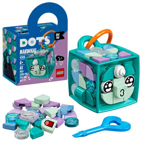 LEGO® DOTS: BAG TAG NARWHAL