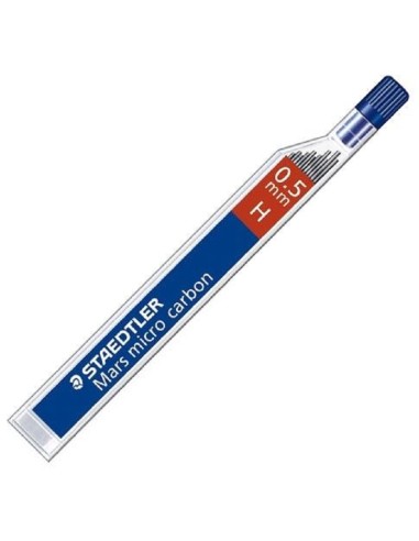 STAEDTLER 12 ΜΥΤΕΣ ΜΟΛΥΒΙΟΥ MARS MICRO CARBON ΠΑΧΟΥΣ 0.5ΜΜ ΤΥΠΟΥ H