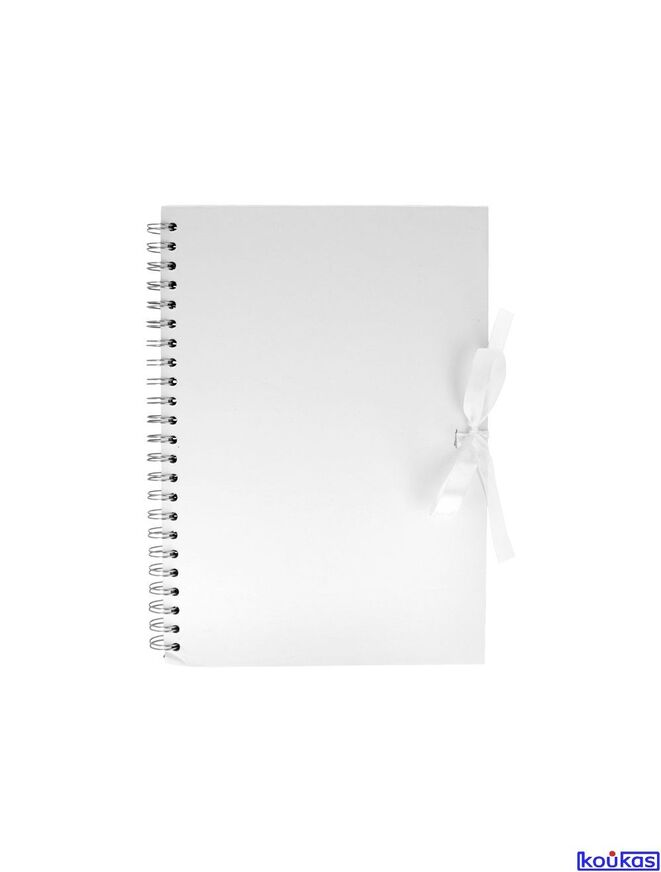 ARTEMIO ΒΙΒΛΙΟ ΕΝΤΥΠΩΣΕΩΝ ΣΠΙΡΑΛ ΛΕΥΚΟ A4 (21x29,7cm) ΧΩΡΙΣ ΓΡΑΜΜΕΣ ΜΕ 40 ΛΕΥΚΑ ΦΥΛΛΑ