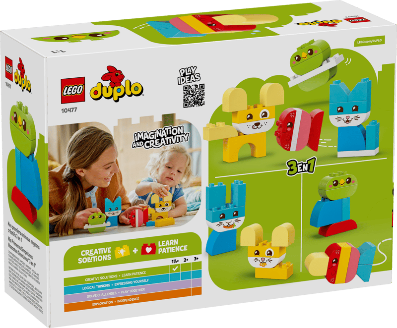 LEGO duplo my first 3 σε 1 δημιουργικά χαριτωμένα κατοικίδια (1½+) 10477