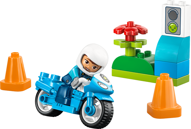 LEGO duplo town μπλε αστυνομική μοτοσικλέτα (2+) 10471