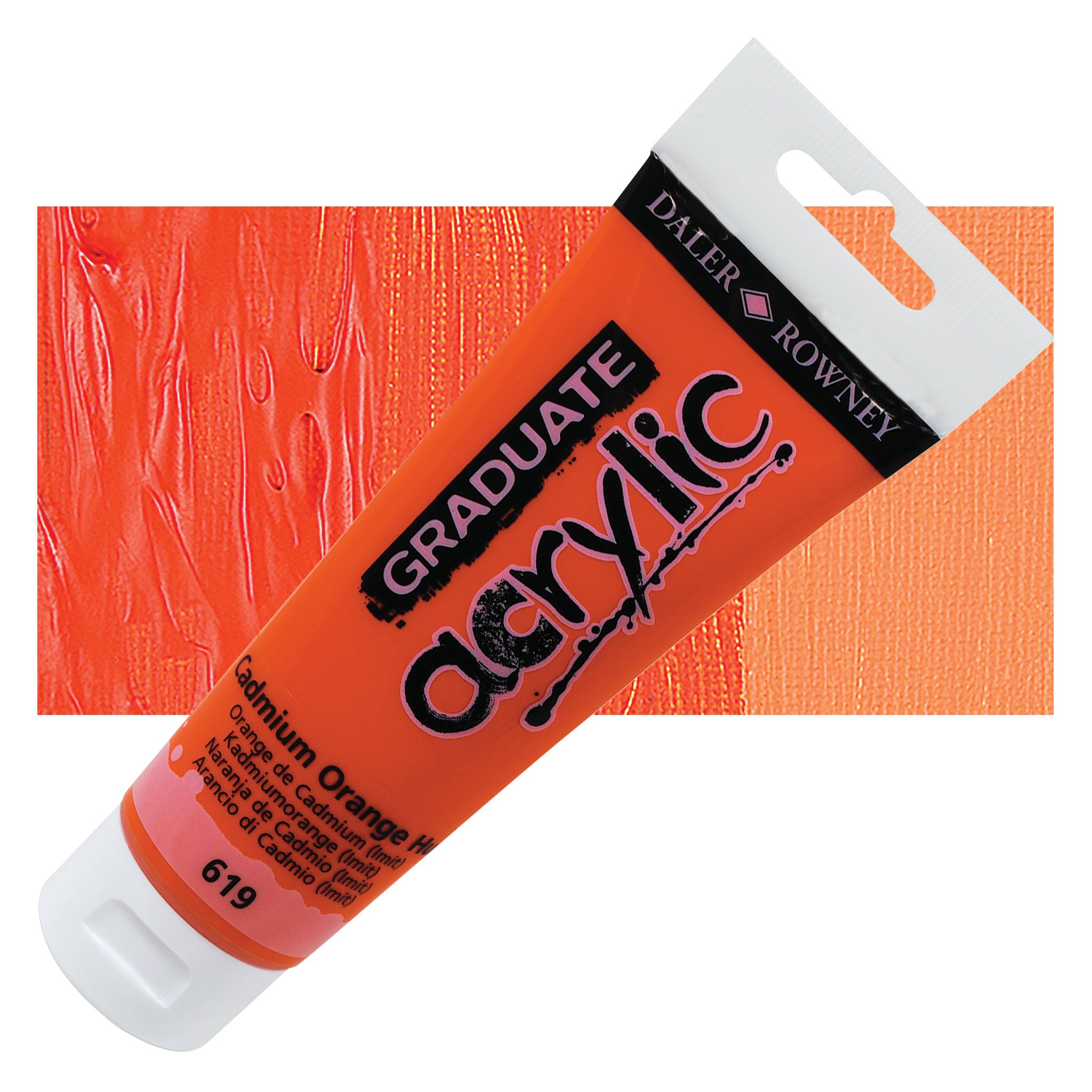 ΑΚΡΥΛΙΚΟ ΧΡΩΜΑ DALER ROWNEY GRADUATE 619 CADMIUM ORANGE HUE