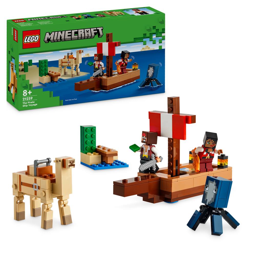LEGO MINECRAFT THE PIRATE SHIP VOYAGE