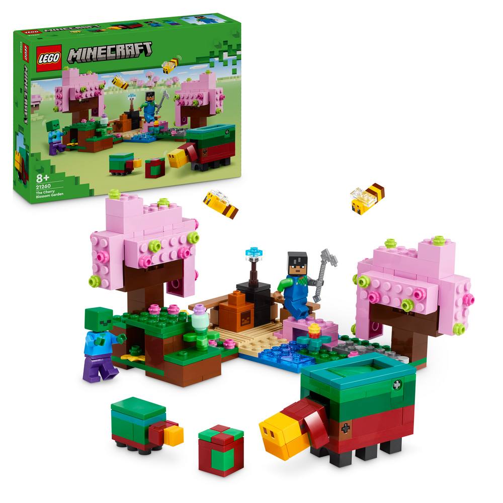 LEGO MINECRAFT THE CHERRY BLOSSOM GARDEN