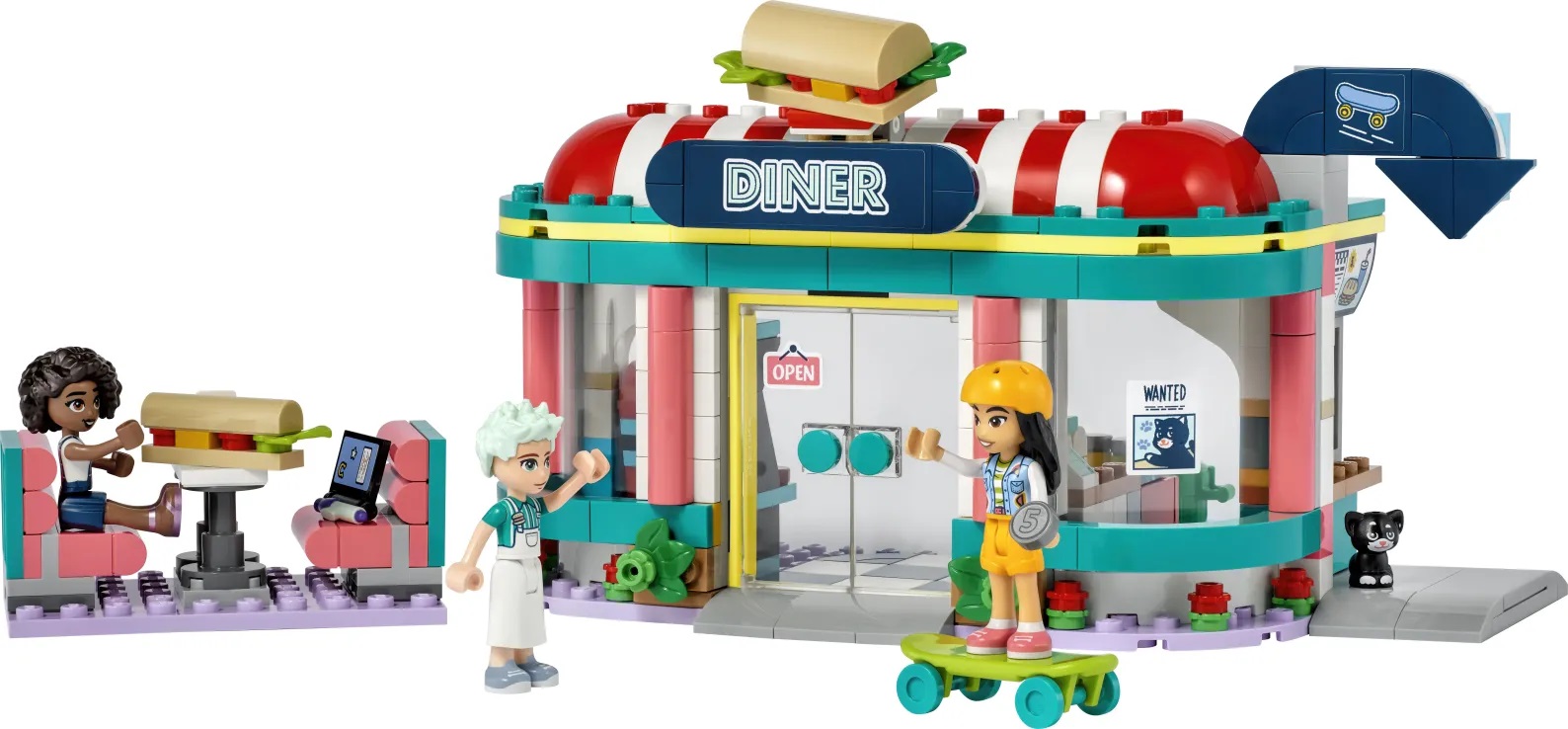 Λαμπάδα LEGO Friends Heartlake Downtown Diner (41728)