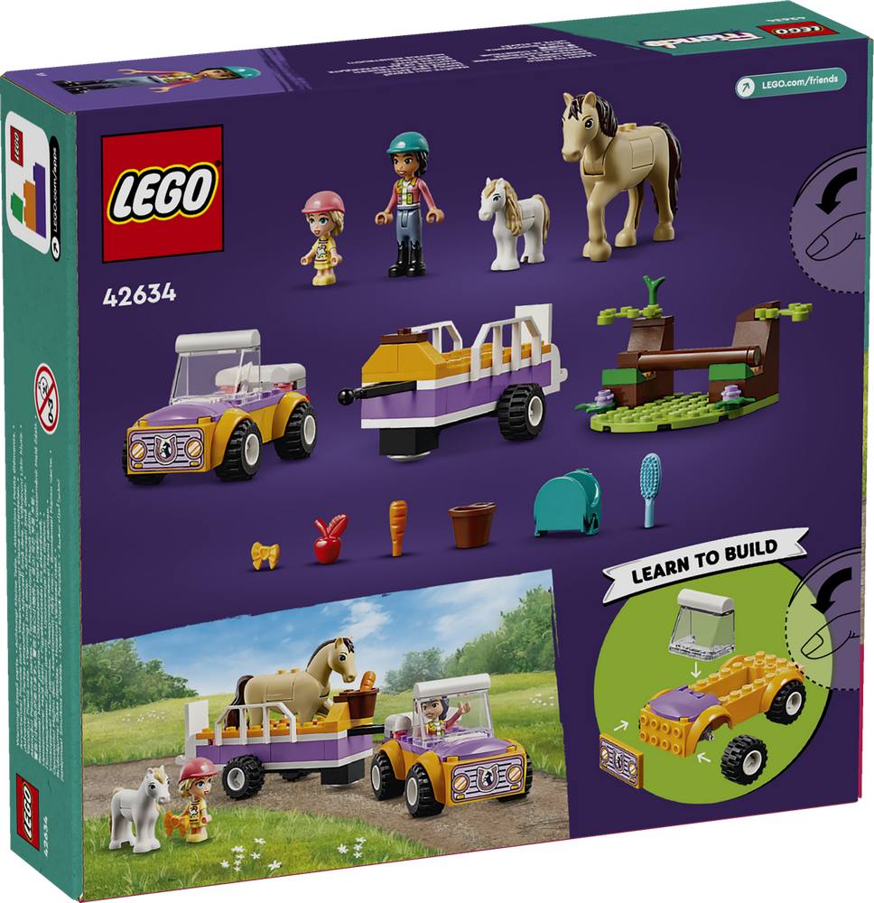 LEGO FRIENDS HORSE AND PONY TRAILER