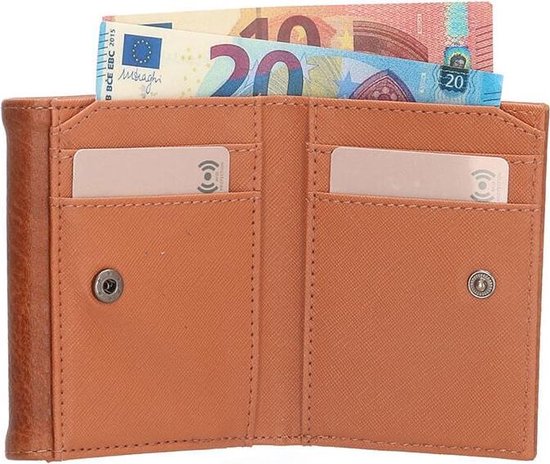 BEAGLES COMPACT WALLET REBELLE COGNAC
