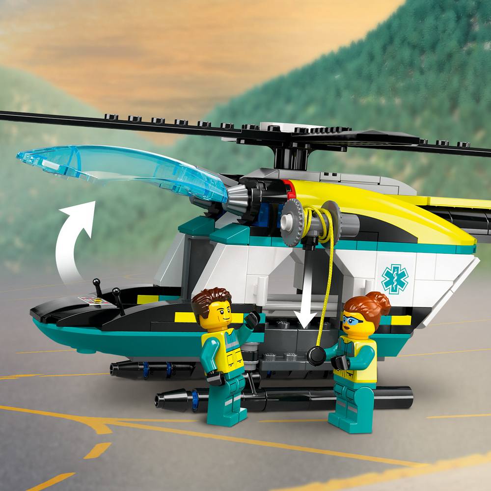 LEGO CITY EMERGENCY RESCUE HELICOPTER LEGO CITY EMERGENCY RESCUE HELICOPTER