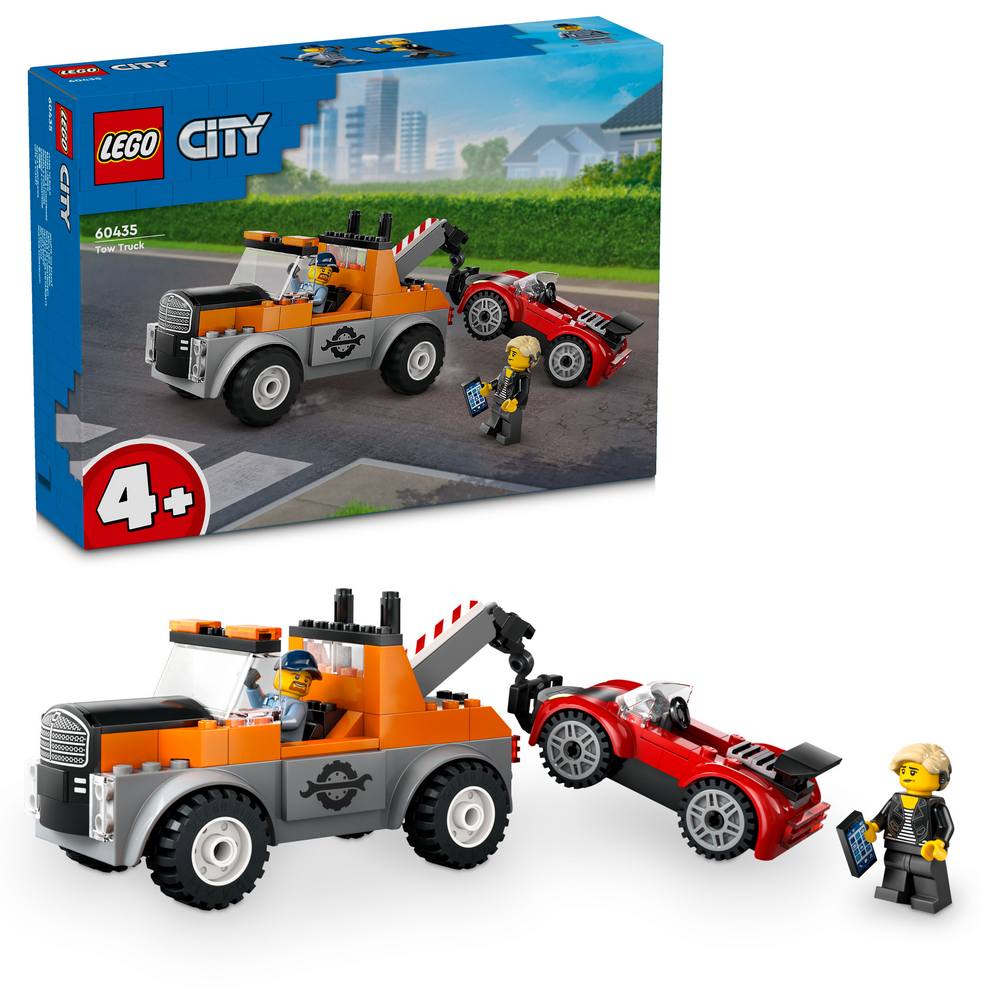 LEGO TOW TRUCK AND SPORTS CAR REPAIR