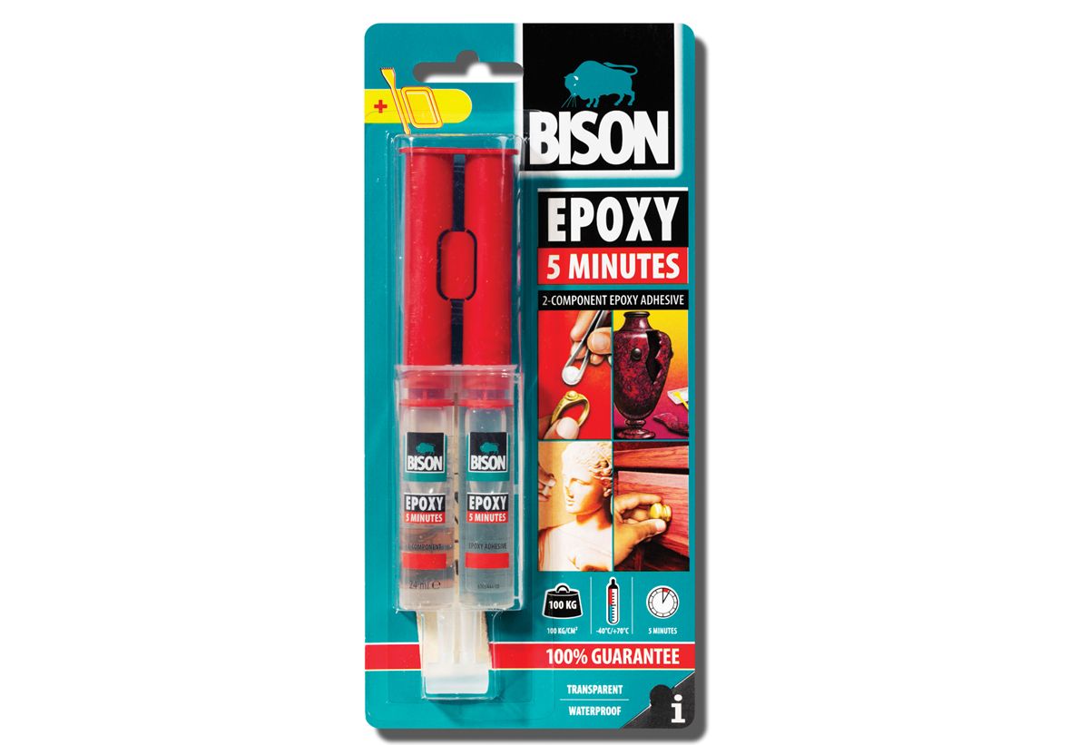 ΕΠΟΞΙΚΗ ΚΟΛΛΑ BISON EPOXY 5MIN 24ml