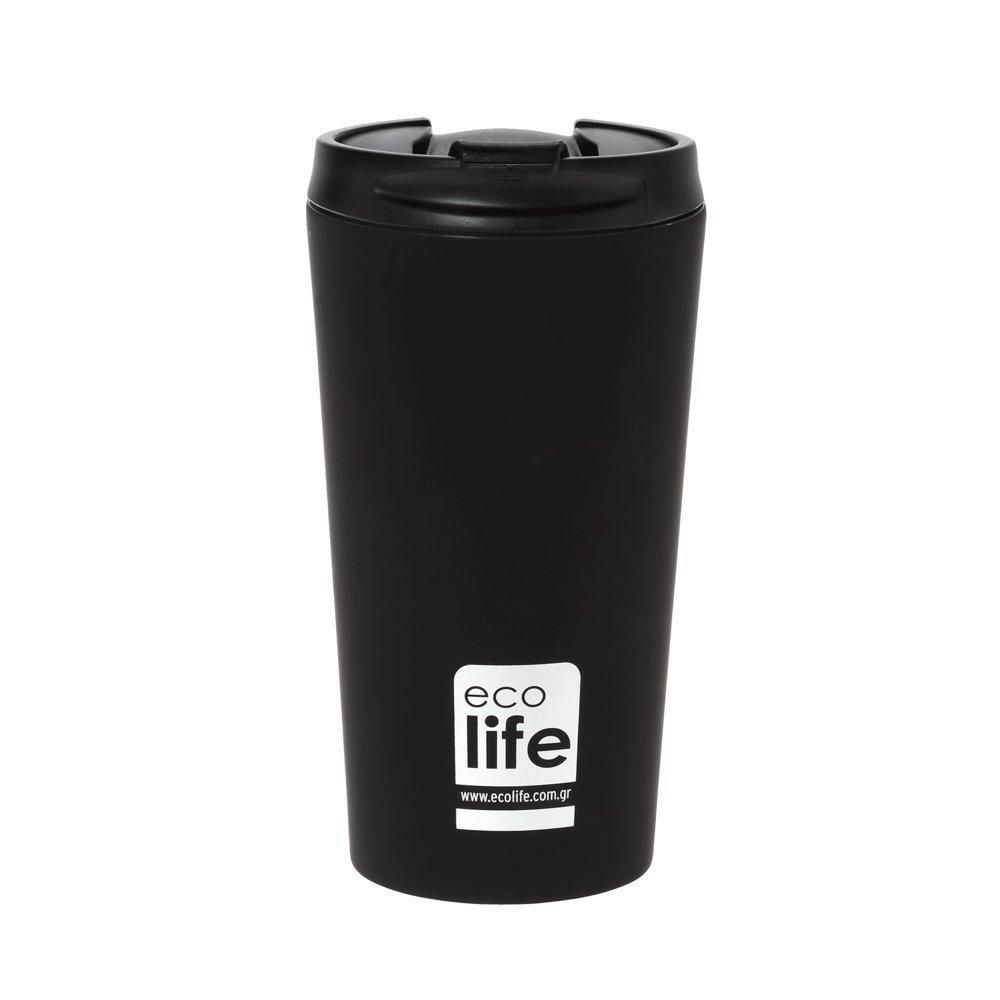 BLACK (MATTE) COFFEE THERMOS 370 ML