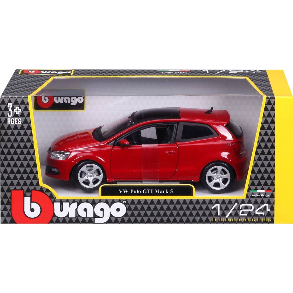 ΜΕΤΑΛΛΙΚΟ ΑΥΤΟΚΙΝΗΤΟ BURAGO  1/24 VW POLO GTI MARK 5