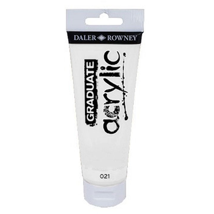 DALER GRADUATE ACRYLIC 120ml PEARL WHITE
