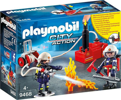 PLAYMOBIL ΠΥΡΟΣΒΕΣΤΗΣ ΜΕ ΑΝΤΛΙΑ ΝΕΡΟΥ