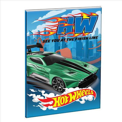 GIM ΤΕΤΡΑΔΙΟ Β5 ΡΙΓΕ 40 ΦΥΛΛΩΝ HOT WHEELS