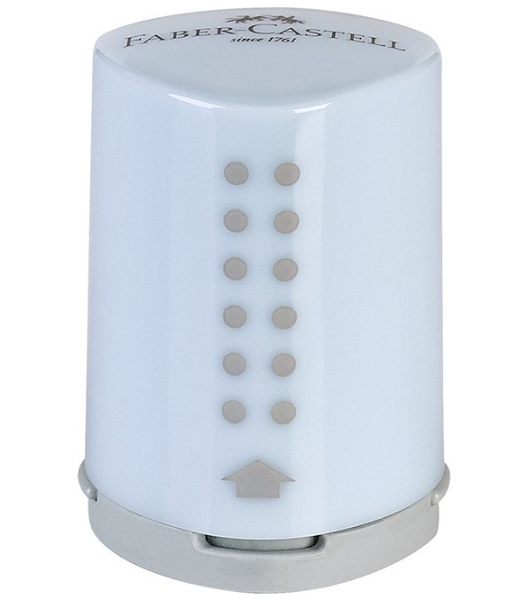 ΞΥΣΤΡΑ FABER CASTELL ΜΙΝΙ GRIP ΜΕ ΜΟΝΗ ΤΡΥΠΑ SKY BLUE