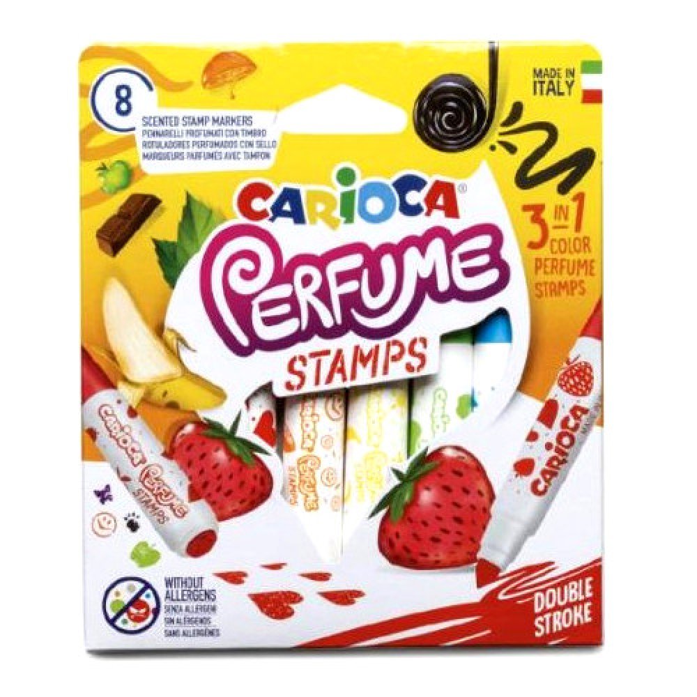 CARIOCA Μαρκαδόροι Perfume Stamps 8 Χρώματα