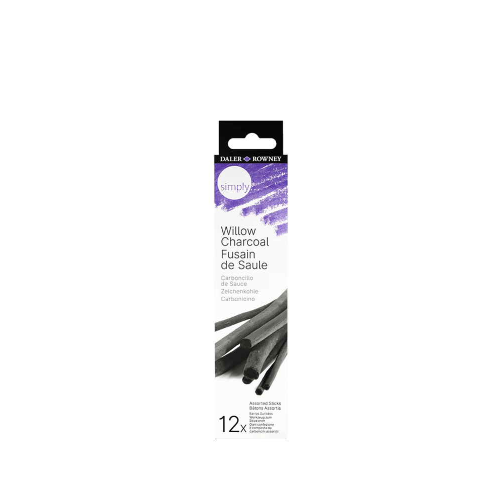 DALER ROWNEY ΚΑΡΒΟΥΝΟ ΨΙΧΑ ΔΙΑΦΟΡΑ ΜΕΓΕΘΗ SIMPLY 12 ΤΕΜΑΧΙΑ