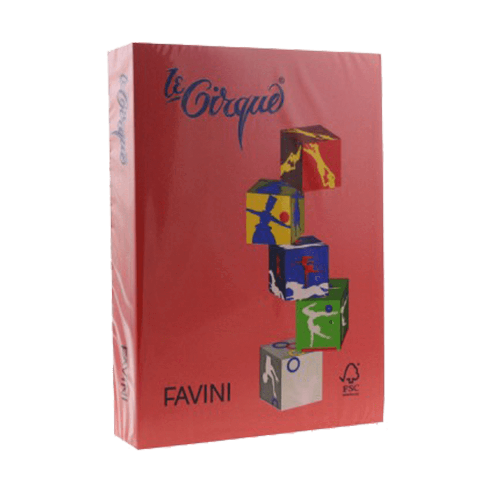 FAVINI ΧΑΡΤΙ Α4 160g/m² ΚΟΚΚΙΝΟ 250 ΦΥΛΛΑ
