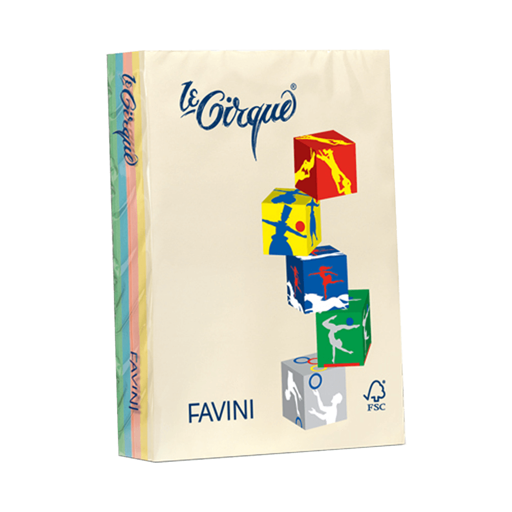 FAVINI ΧΑΡΤΙ Α4 160gsm ΑΣΣΟΡΤΙ ΠΑΣΤΕΛ 250 ΦΥΛΛΑ