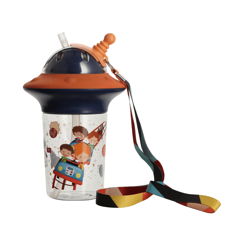 ESTIA ΠΑΓΟΥΡΙ ΠΑΙΔΙΚΟ ΠΛΑΣΤΙΚΟ 450ml ASTRO ΣΚΟΥΡΟ ΜΠΛΕ