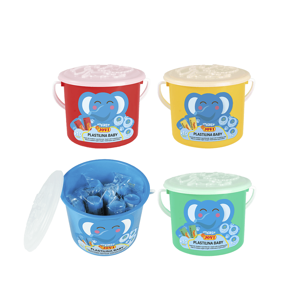 JOVI ΠΛΑΣΤΕΛΙΝΗ BABY 1+ ΚΟΥΤΙ 4 ΧΡΩΜΑΤΑ 10 ΤΕΜΑΧΙΑ x 38gr