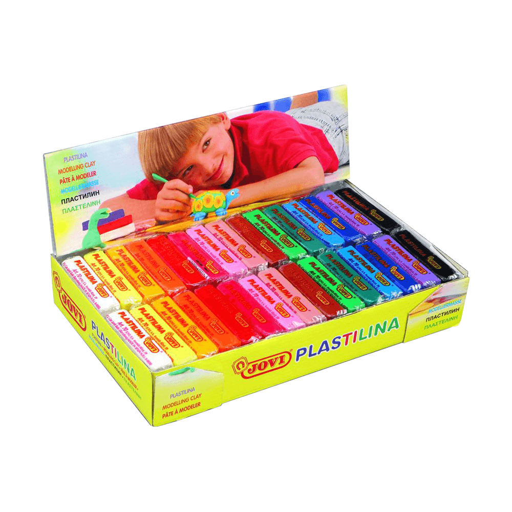 JOVI ΒΙΤΡΙΝΑ ΓΕΜΑΤΗ ΠΛΑΣΤΕΛΙΝΗ 15 ΧΡΩΜΑΤΑ 50gr 2+ BASIC 30 ΤΕΜΑΧΙΑ (Το προιόν πωλείται σε μεμονωμένα τεμάχια του ενός)