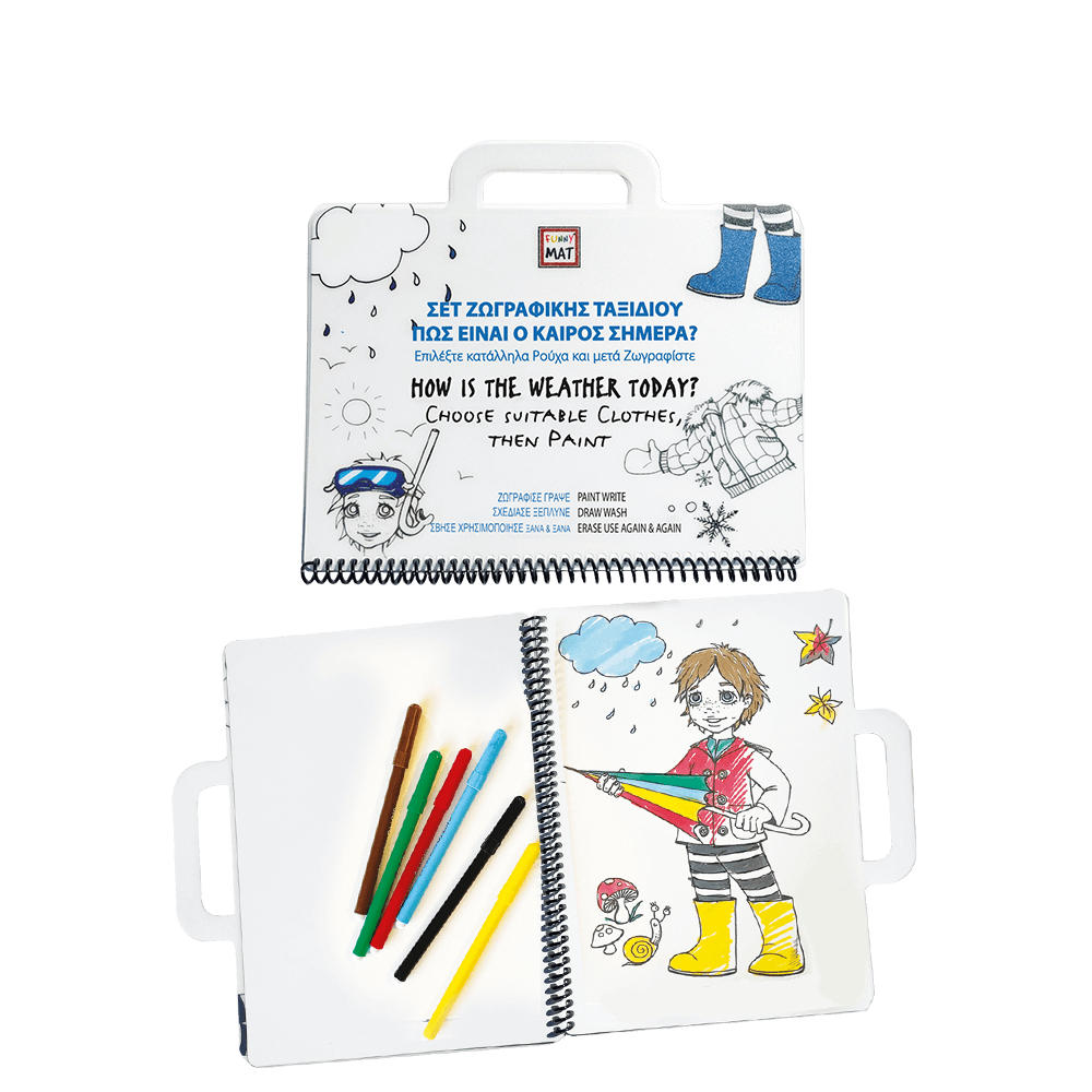 AKADEMI ΣΕΤ ΖΩΓΡΑΦΙΚΗΣ ΤΑΞΙΔΙΟΥ 19x26cm TRAVEL SET ΠΩΣ ΕΙΝΑΙ Ο ΚΑΙΡΟΣ