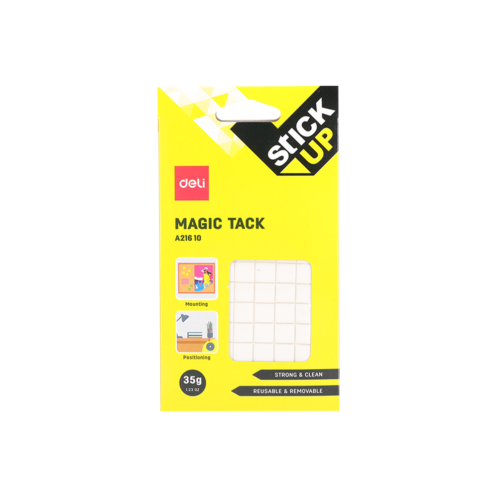 DELI TACK MAGIC 35gr STICK UP 60 ΤΕΜΑΧΙΑ 10x10mm  (Το προιόν πωλείται σε μεμονωμένα τεμάχια του ενός)