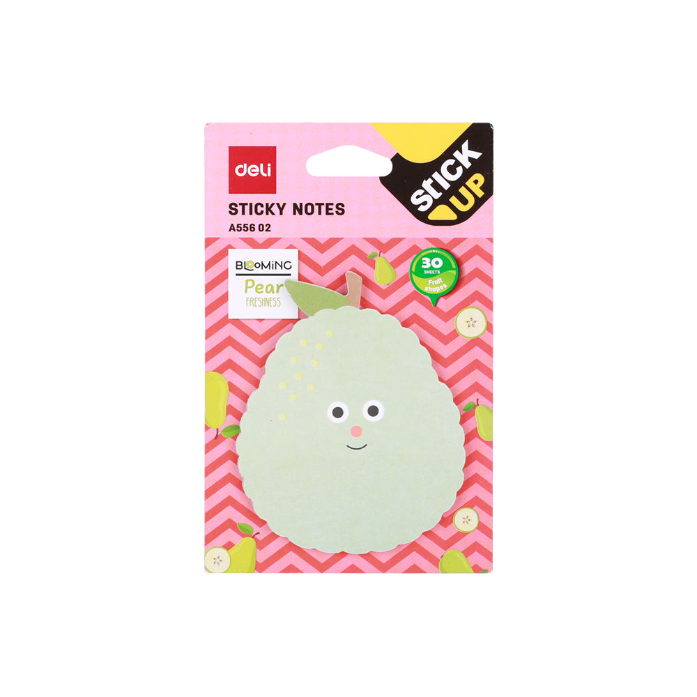 DELI ΧΑΡΤΙΑ ΣΗΜΕΙΩΣΕΩΝ ΑΥΤΟΚΟΛΛΗΤΑ ΦΡΟΥΤΑ 30 ΦΥΛΛΑ STICK UP ΑΣΣΟΡΤΙ 24 ΤΕ (Το προιόν πωλείται σε μεμονωμένα τεμάχια του ενός)