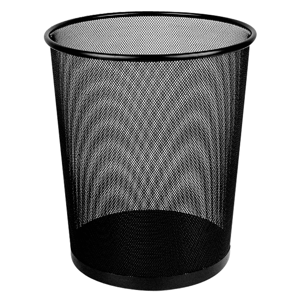 DELI ΚΑΛΑΘΙ ΑΧΡΗΣΤΩΝ ΜΕΤΑΛΛΙΚΟ Φ29.5x24x34.3cm 16lt ΜΑΥΡΟ