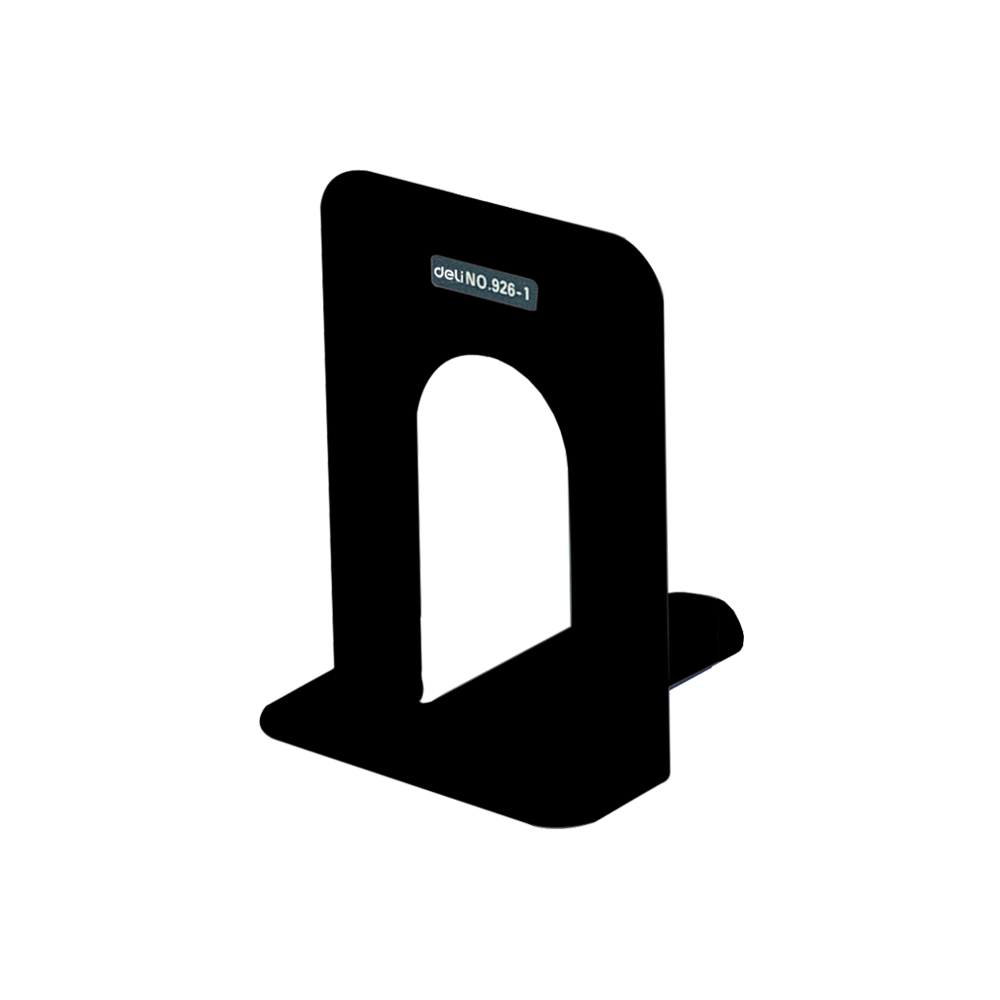 DELI ΒΙΒΛΙΟΣΤΑΤΗΣ ΜΕΤΑΛΛΙΚΟΣ 17cm ΜΑΥΡΟΣ 2 ΤΕΜΑΧΙΑ