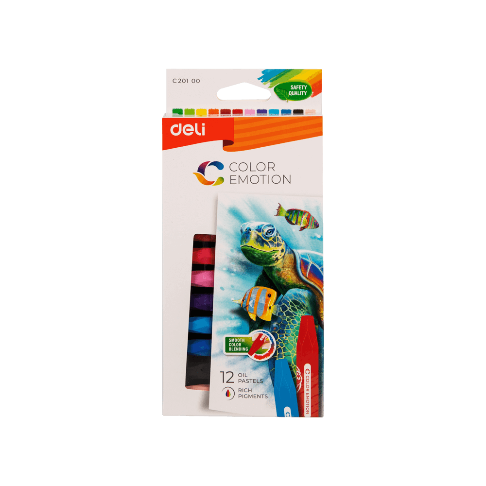 DELI ΛΑΔΟΠΑΣΤΕΛ 12 ΧΡΩΜΑΤΑ BLISTER COLOR EMOTION 20 ΤΕΜΑΧΙΑ (Το προιόν πωλείται σε μεμονωμένα τεμάχια του ενός)