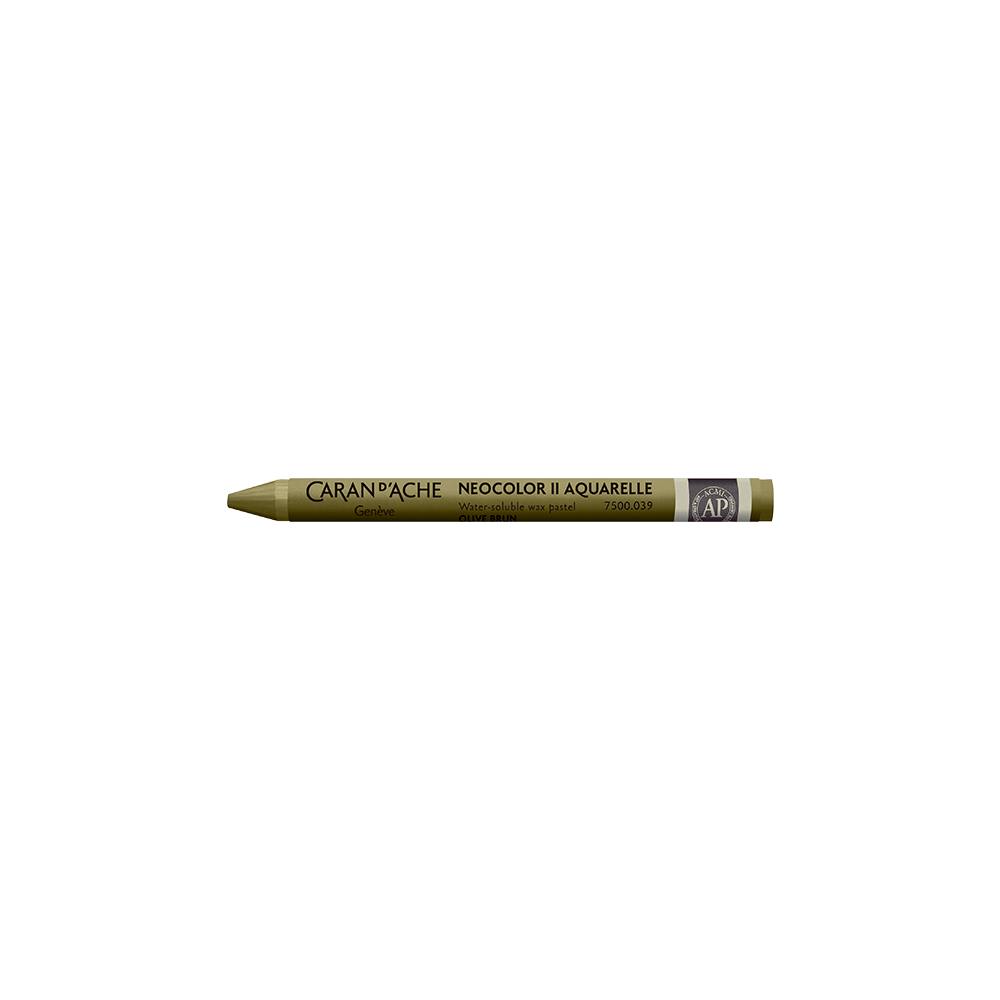 CARAN D'ACHE ΚΡΑΙΓΙΟΝ ΚΕΡΙΝΟ ΑΚΟΥΑΡΕΛΑΣ NEOCOLOR II OLIVE BROWN  (Το προιόν πωλείται σε μεμονωμένα τεμάχια του ενός)
