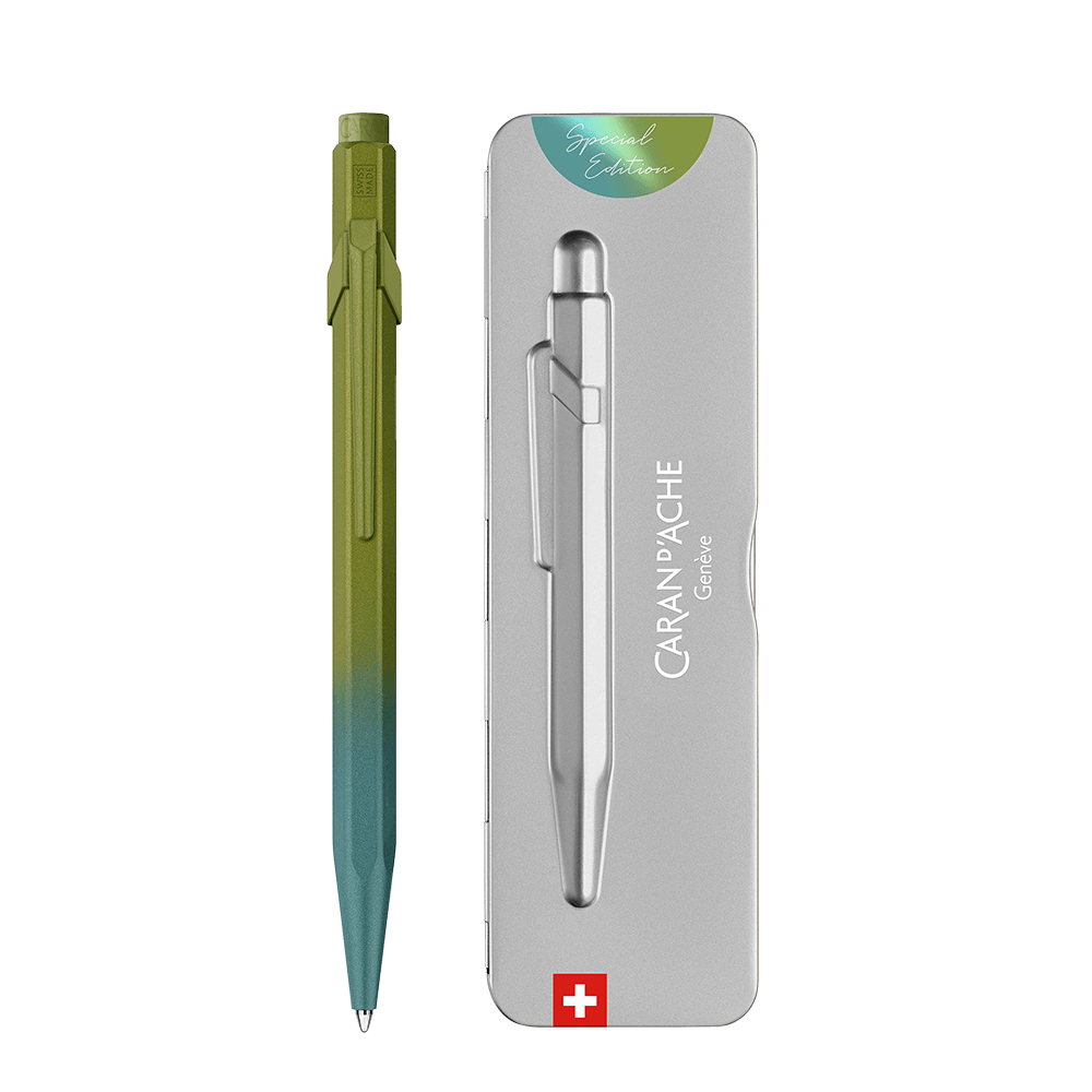 CARAN D'ACHE ΣΤΥΛΟ BALLPOINT ΜΑΥΡΟ ΜΕΛANI ΣΕ ΜΕΤAΛΛΙΚΟ ΚΟΥΤΙ MEDIUM 849 CLAIM YOUR STYLE Π?