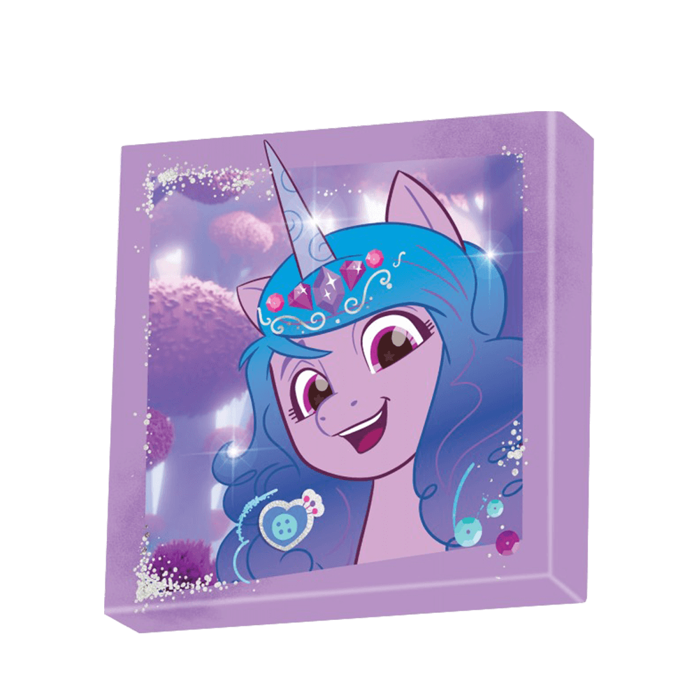 DIAMOND DOTZ ΚΑΤΑΣΚΕΥΗ ΨΗΦΙΔΩΤΟ BOX 28x28cm DOTZBOX IZZY MOONBOW