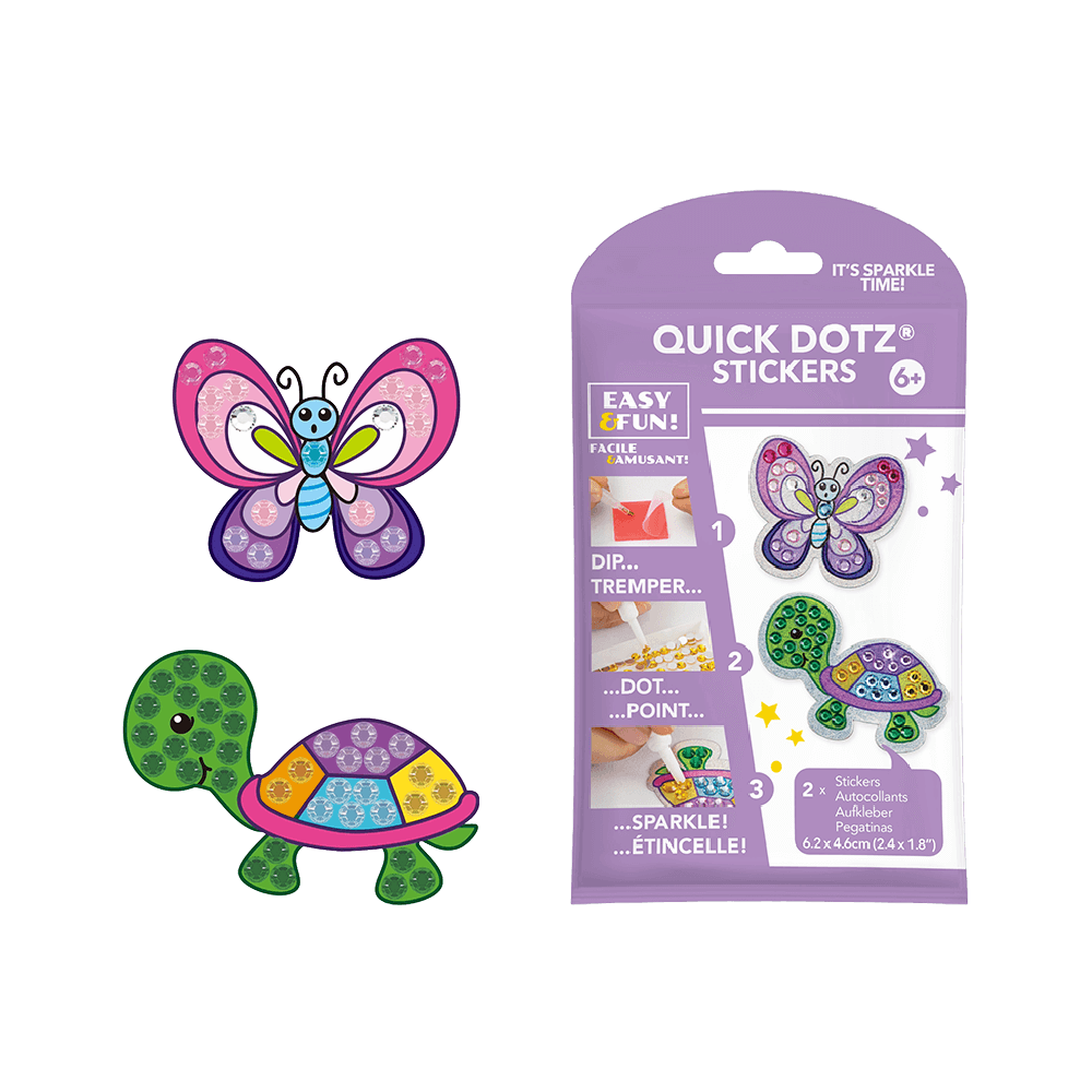 DIAMOND DOTZ ΚΑΤΑΣΚΕΥΗ ΨΗΦΙΔΩΤΟ AYTΟΚΟΛΛΗΤΟ BLISTER 2 ΤΕΜΑΧΙΑ 4.6x6.2cm QUICK DOTZ ΠΕ?